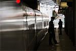 Bullet Train at Station, Japan