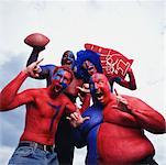 Portrait de groupe des amateurs de Sports