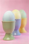 Easter Eggs in Eggcups