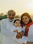 Child with Mother and Grandfather