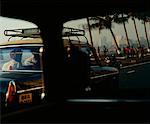 Taxis sur le collier de la Reine, Mumbai, Inde