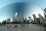 Cloud Gate, Millennium Park, Chicago, Illinois, USA