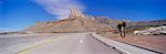 Route de la montagne, Parc National des Guadalupe Mountains, Texas, USA