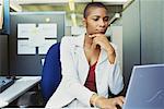 Businesswoman Using Laptop Computer