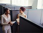 Businesswomen Talking in Office