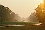 Graben Sie umgebenden Angkor Thom, Angkor Wat, Kambodscha