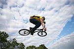 Boy Jumping with Bicycle