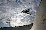 Boy Jumping with Bicycle