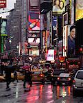 Traffic by Times Square, New York, New York, USA