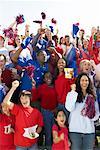 Foule applaudir à la manifestation sportive