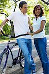 Couple with Bicycle