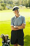 Portrait of Woman at Golf Course