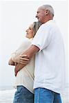 Couple Standing at Beach