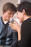 Man Smelling Glass of Wine