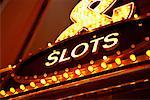 Slots Sign, Fremont Street, Las Vegas, Nevada, USA