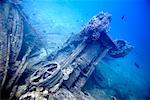 American World War 2 Military Equipment Off Million Dollar Point, Espiritu Santo, Vanuatu