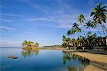 Plage à Warwick Hotel Fiji, îles Fidji