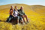 Portrait of Family Hiking