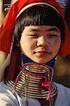 Porträt des jungen Padaung Frau, Myanmar