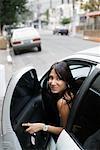 Woman Getting Out of Car, Sao Paulo, Brazil