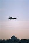 L'hélicoptère en vol, Washington, D.C., USA