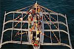 Vue aérienne du bateau, Philippines