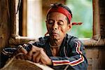 Man Weaving Basket, Cagayan de Oro, Mindanao, Philippines