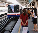 People Waiting for Train