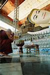 Shwethalyaung Reclining Buddha, Bago, Myanmar