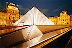 Aussenansicht des Louvre, Paris, Frankreich