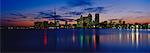 City Skyline At Dusk, Toronto, Ontario, Canada