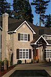 Extérieur de maison, Lake Oswego, Oregon, Etats-Unis