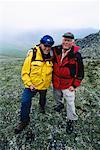 Hikers, Firth River Valley, Yukon, Canada