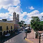 Plaza of Valladolid, Valladolid, Yucatan, Mexico