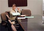 Businesswoman in Boardroom