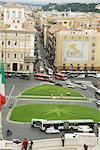 Overview of City Square, Rome, Italy