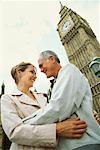 Portrait of Couple Outside of Big Ben, London, England