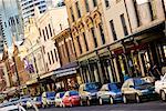 Scène de rue en pierres Sydney, New South Wales, Australie