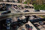 Dichten Verkehr in Los Angeles, Kalifornien, USA
