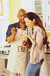 Couple Cooking Together