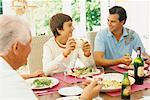 Family at Dinner Table