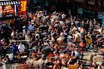 Foule au marché, Shanghai, Chine