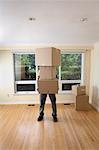 Man Carrying Boxes