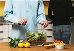 Couple Preparing Dinner