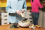 Couple Preparing Dinner