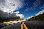 Empty Road, California, USA