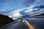 Empty Road, California, USA