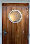 Porthole on Wooden Door, Queen Mary 2
