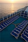 Deck Chairs on Cruise Ship