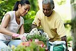 Couple Gardening